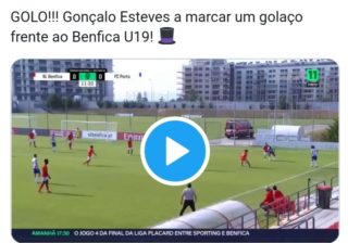 Gonçalo Esteves brilha na derrota do FC Porto