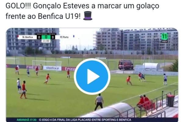 Gonçalo Esteves brilha na derrota do FC Porto