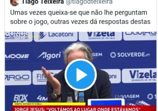 Portistas chocados com falta de humildade de Jesus