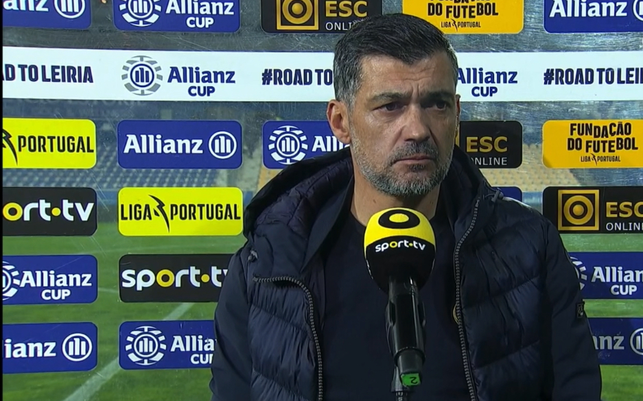 Visão  LC: Sérgio Conceição assume mossa pela derrota com Estoril